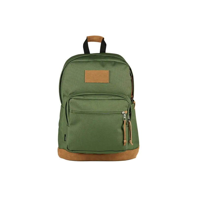 JanSport Suede Backpack Unisex Freight Green-0
