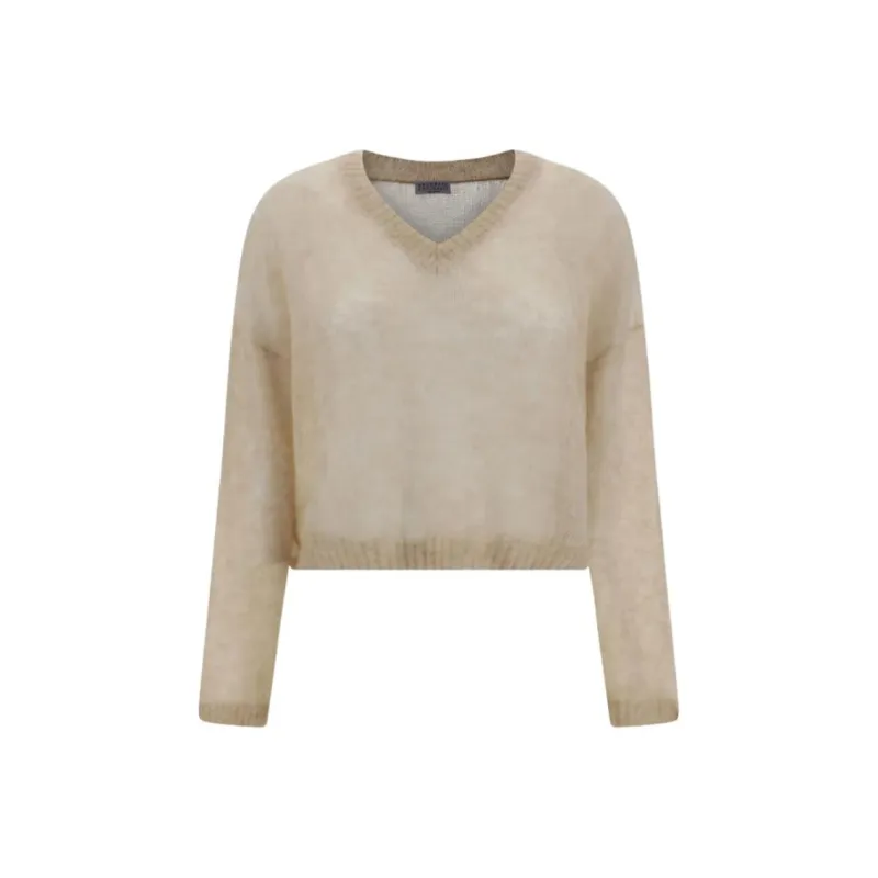 Brunello Cucinelli V neck Jumper-0