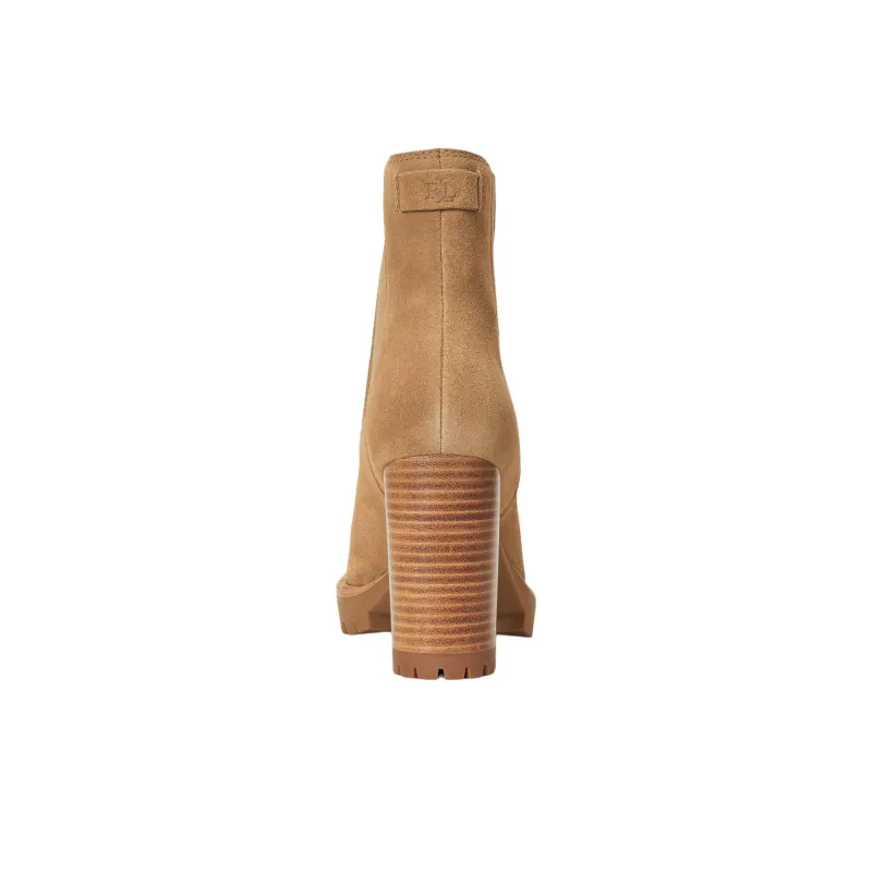 LAUREN RALPH LAUREN Layne Short Chelsea Boots 7.5cm Women's Camel-3