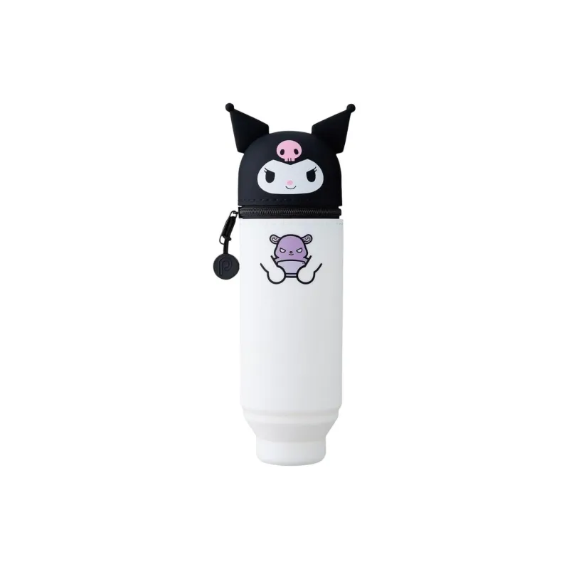 LIHITLAB x Sanrio CHARACTERS Upright, Kuromi SR7712 104 Pencil Case/pencil Box-0