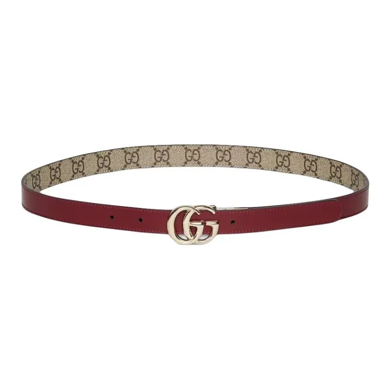GUCCI Hardware Accessories, Leather, Artificial Leather Belts Women's Beige 2CM-1