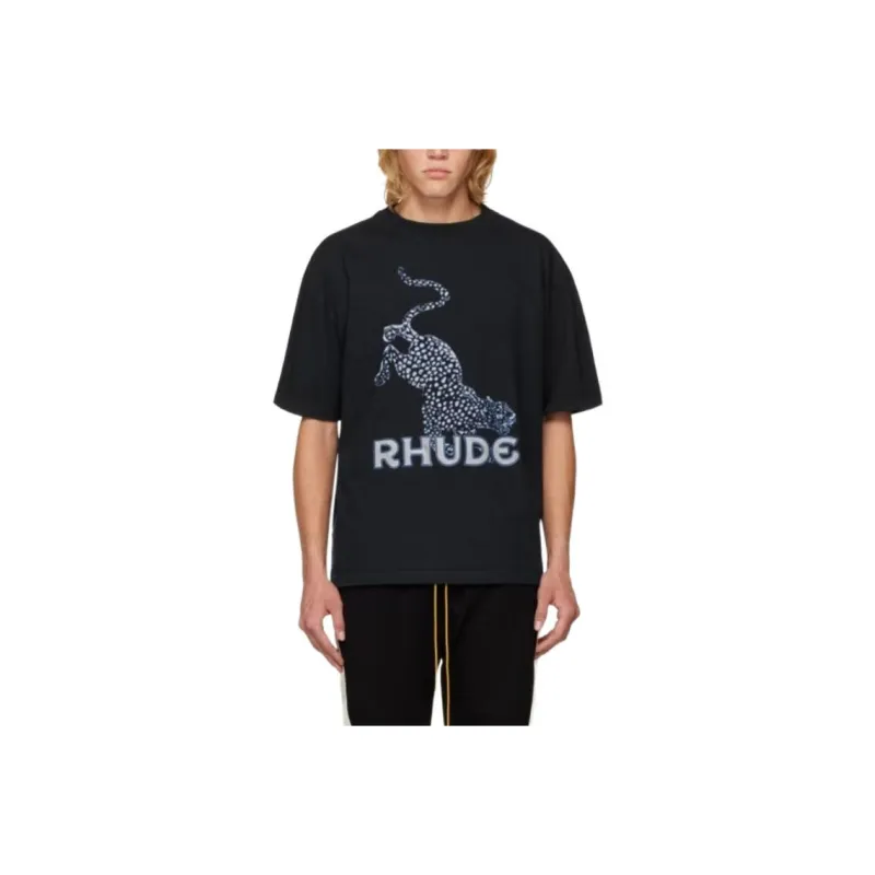 RHUDE T Shirts Men Black-0