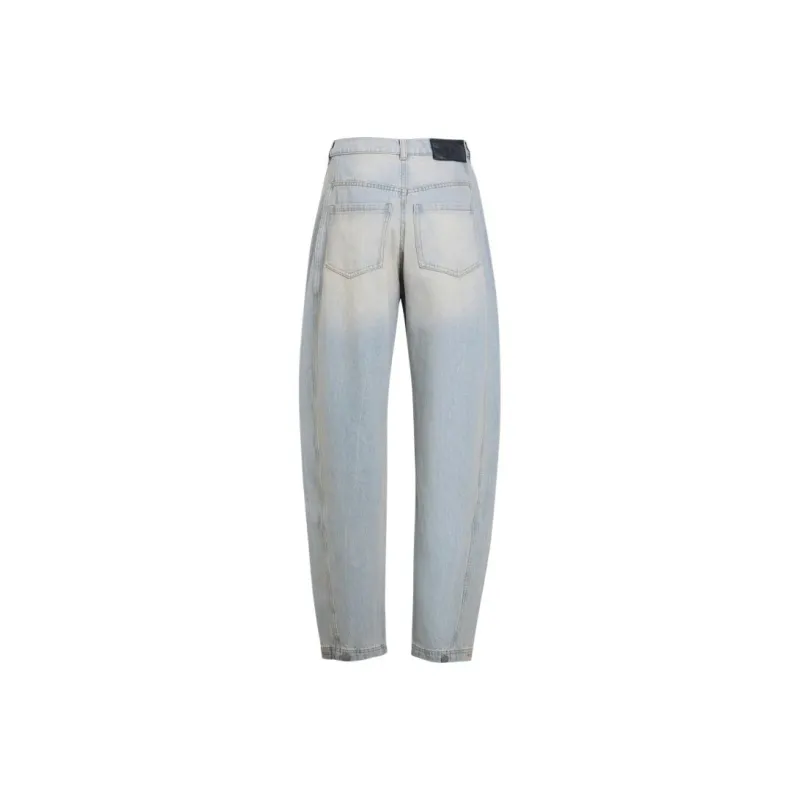 Adidas Originals ADILENIUMWASHED SS25 Jeans Women's Light Denim Blue-1