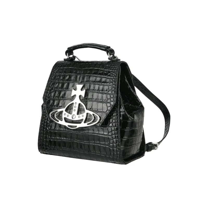 Vivienne Westwood Calfskin Backpack Women's Black-1