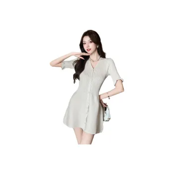 Garbege Short Sleeved Dress Women's