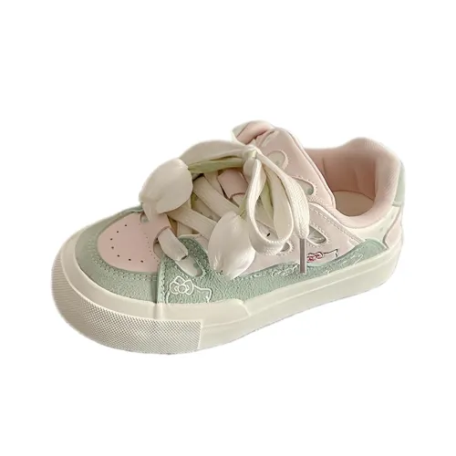 BINGO DUCK Slip Resistant Low Top Skateboard Shoes Women's