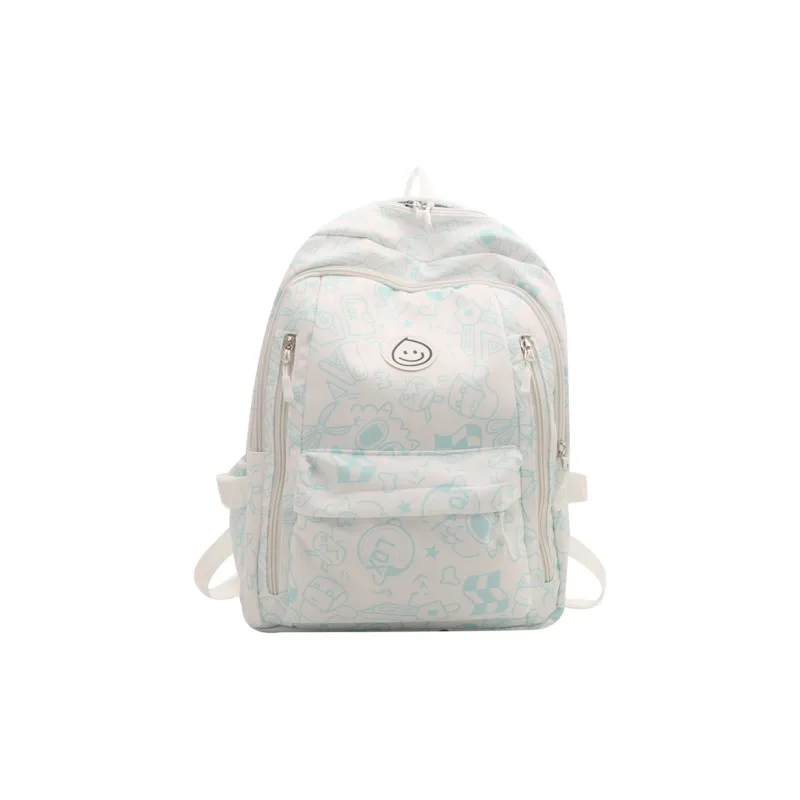 WICKBUEN Oxford Backpack Travel Bag Regular Unisex Black/Purple/Green/Blue/Pink-7