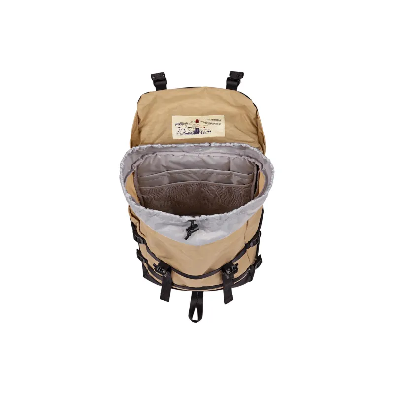 JanSport Recycled Polyester Backpack Unisex Khaki & Black-5