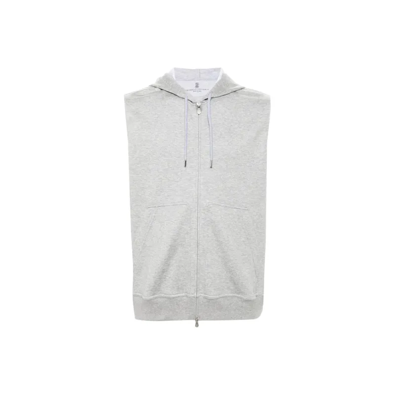Brunello Cucinelli Sleeveless Hoodie-0