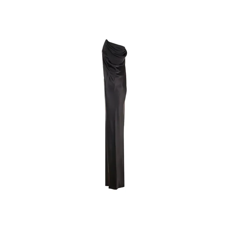 MaxMara Opera One shoulder Silk Gown-2