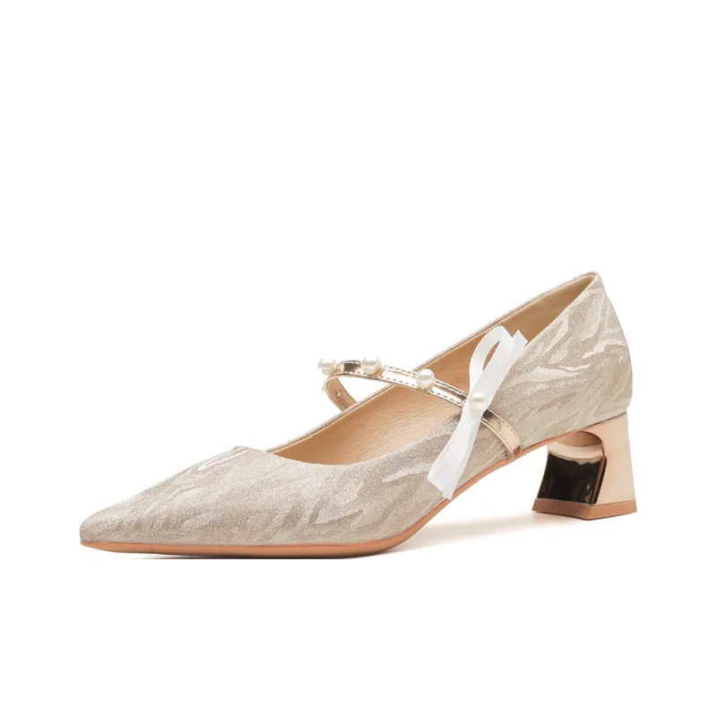 GOSO Chunky Heel High Heels Women's-0