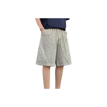 ZWWWZ Casual Shorts Unisex Khaki