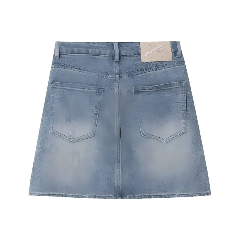 ONE SHALLOW Denim Short Skirts Women's-1