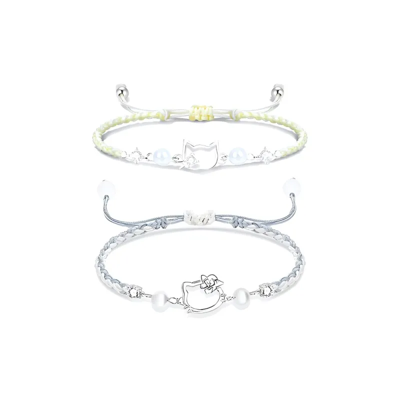 JOYDINNY Alloy Rope Bracelets Women's-6