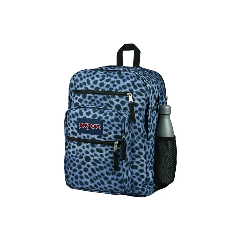 JanSport Polyester Backpack Unisex Blue & Black-2