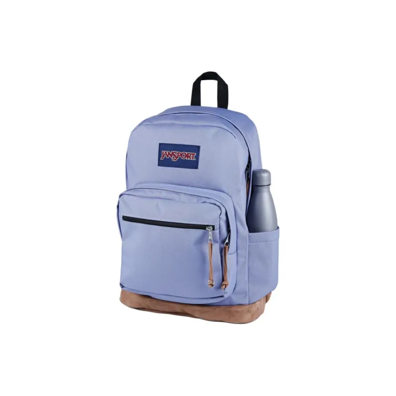 JanSport Suede Backpack Unisex Lavender-3