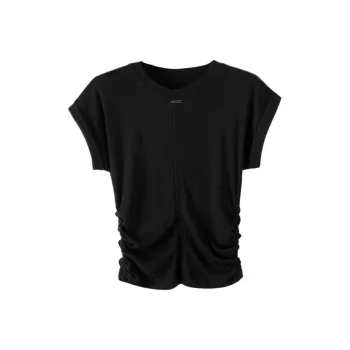 Late White T Shirts Women's Black