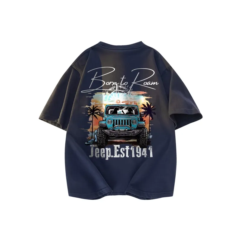 Jeep Pasture Horse Lifestyle T Shirt Unisex-13