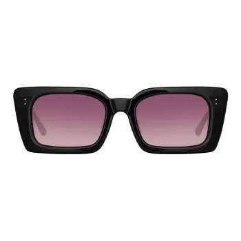 Linda Farrow Acetate Square Sunglasses Women's Black