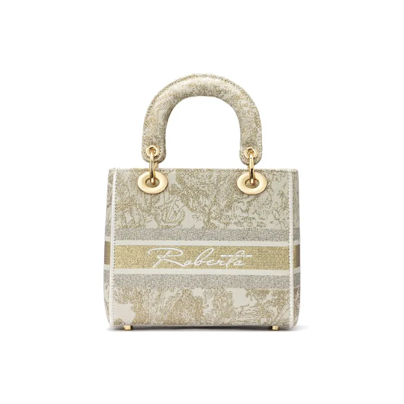 ROBERTA DI CAMERINO Fabric Shoulder Bag, Crossbody Bag, Handbag Regular Women's Multicolor-8