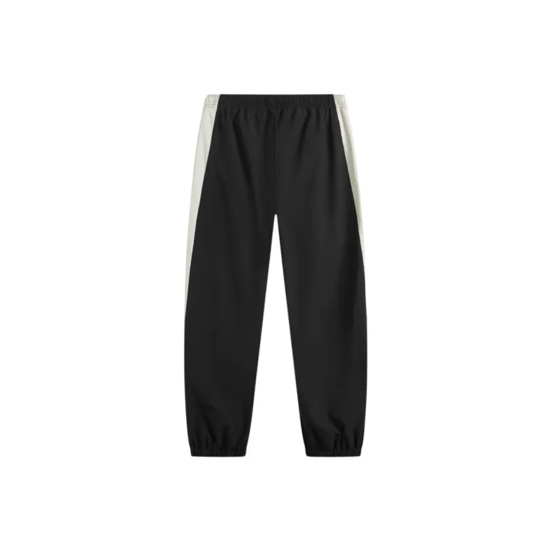 LiNing Knitted Sweatpants Men's Black Gravel Gray-1
