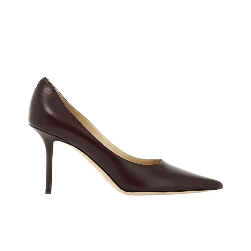 Jimmy Choo LOVE High Heels 8.5cm Women's Brown-1