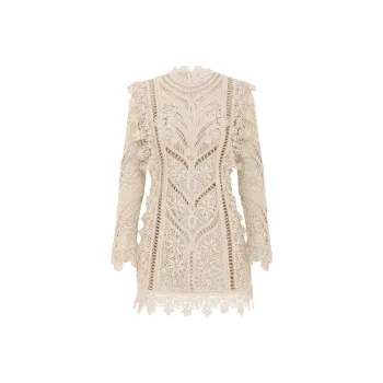 Zimmermann Long Sleeved Dress Women's Beige