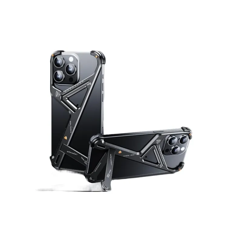 Record Star Metal Individual Trendy And Cool Phone Cases Compatibility IPhone16ProMa Girlish Business Formal Style-1