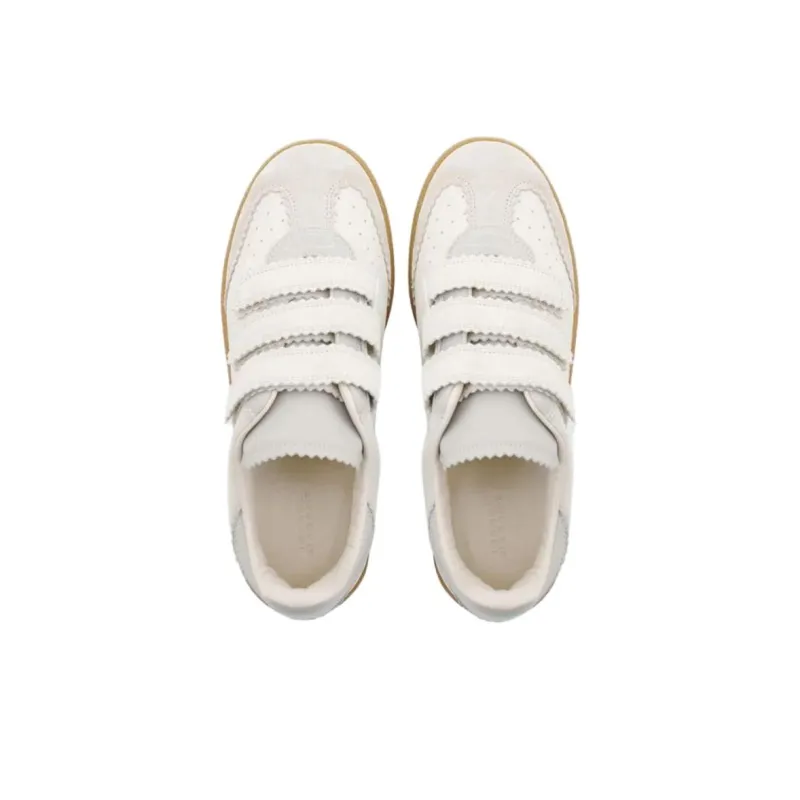 ISABEL MARANT Beth Low Top Skateboard Shoes Women's White-4