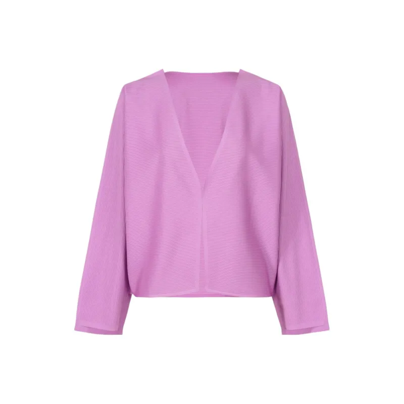 ISSEY MIYAKE A Poc Form V Neck Cardigan-0