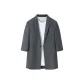 Dark Gray Short-Sleeved Suit