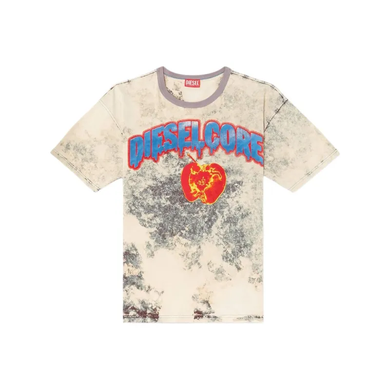 DIESEL T Boxt R9 Logo Printed Crewneck T Shirt-0