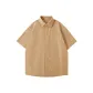 [Ice Silk Shirt]Khaki (Blank)