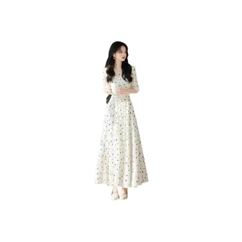 Mu Qingqing Short Sleeved Dress Women's