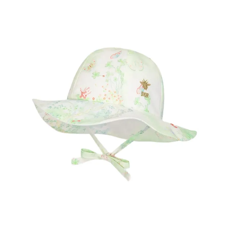 DIOR Cotton, Metal, Viscose Hats & Caps Kids' Green-1