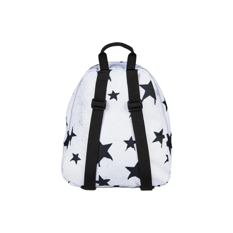 JanSport Zip Closure Backpack Mini Women's White & Black-2