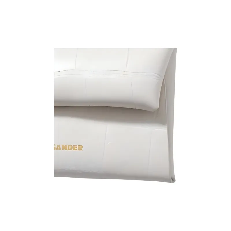JIL SANDER Leather Coin Purse Mini Women's Chalk White-2