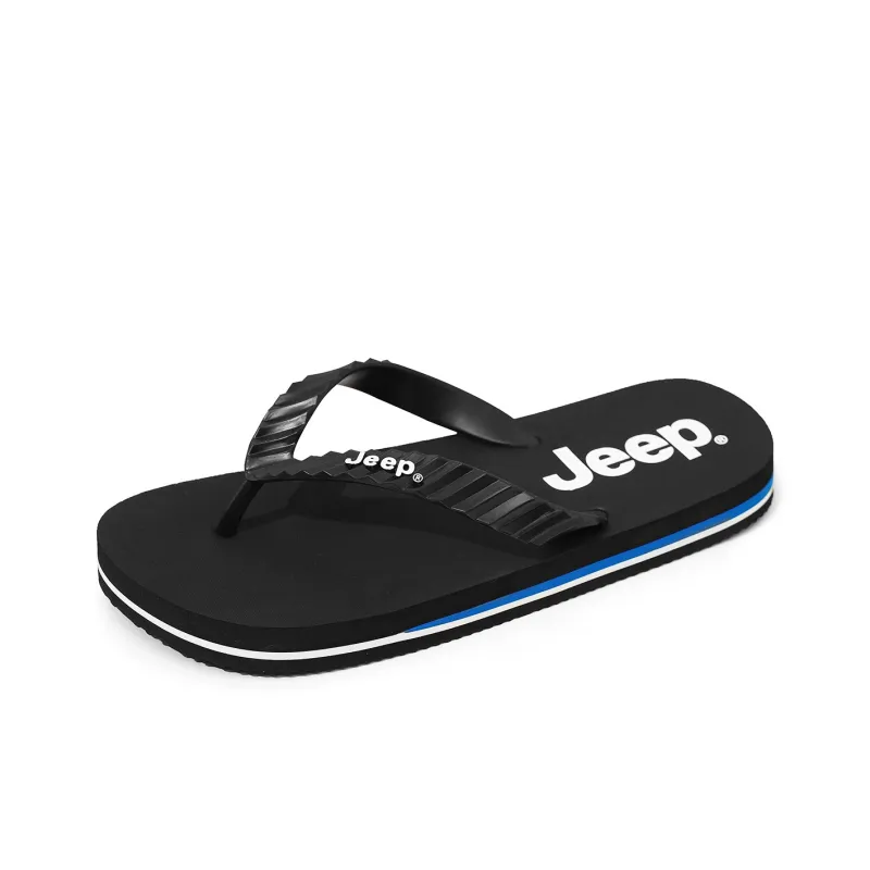 Jeep Odor Resistant Abrasion Resistant Slip Resistant Quick Dry Flip Flops Unisex-11
