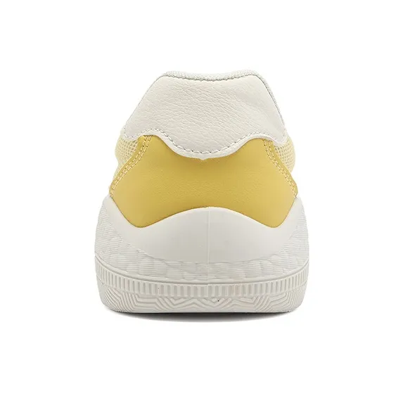 RENBEN Breathable And Lightweight Low Top Casual Shoes Women's Yellow-4