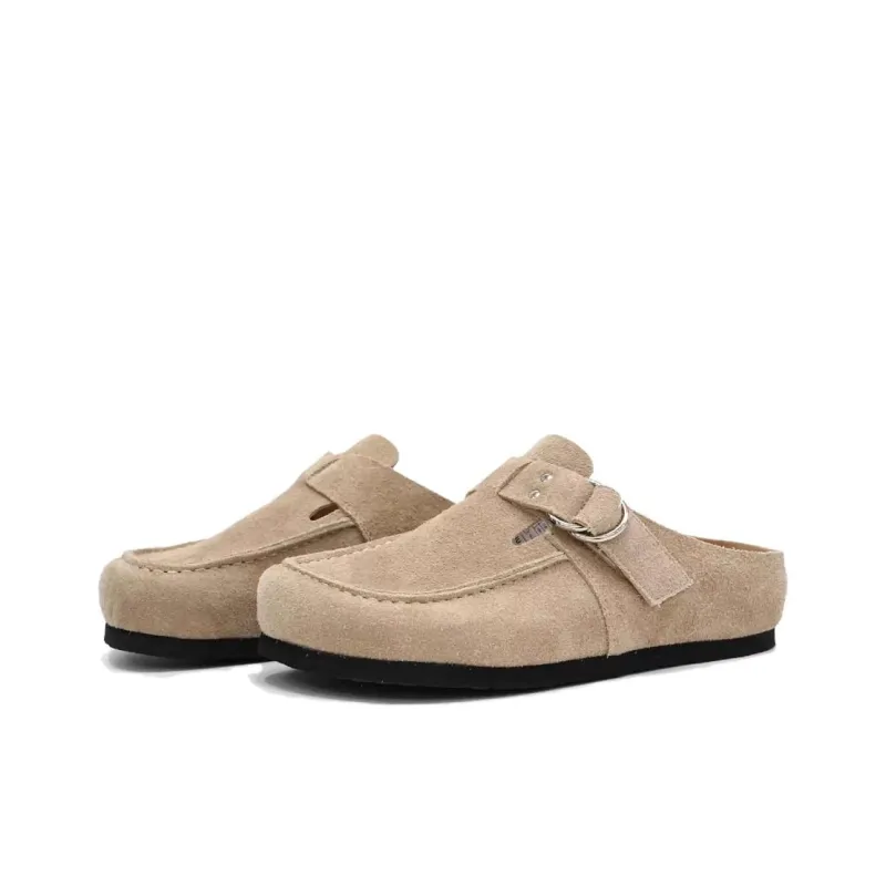 LOHAN·SIR Closed Toe Slippers Men's Camel-1