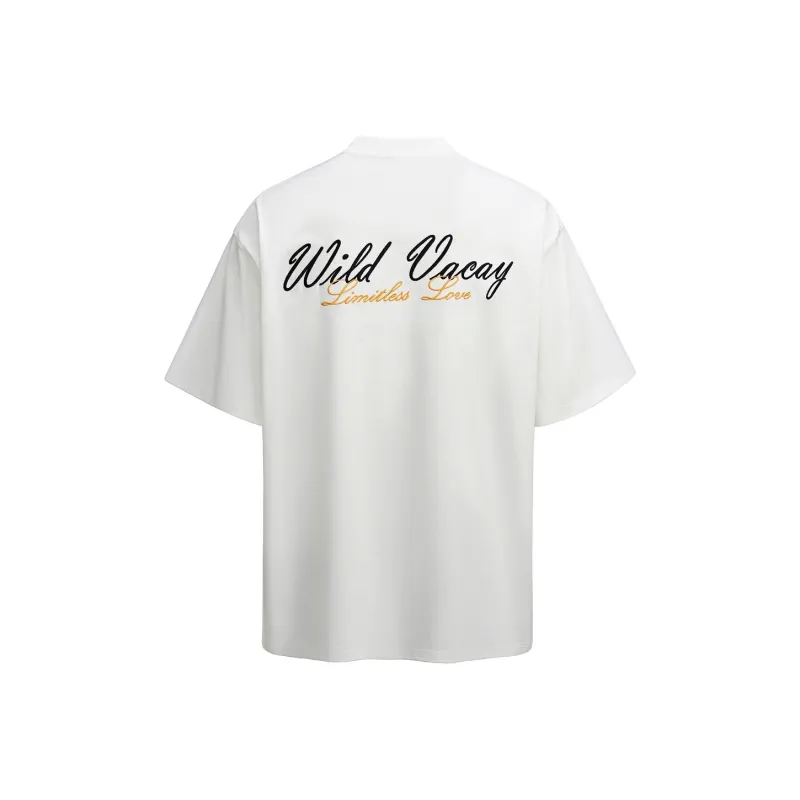 WILDX T Shirts Unisex Lake White-1