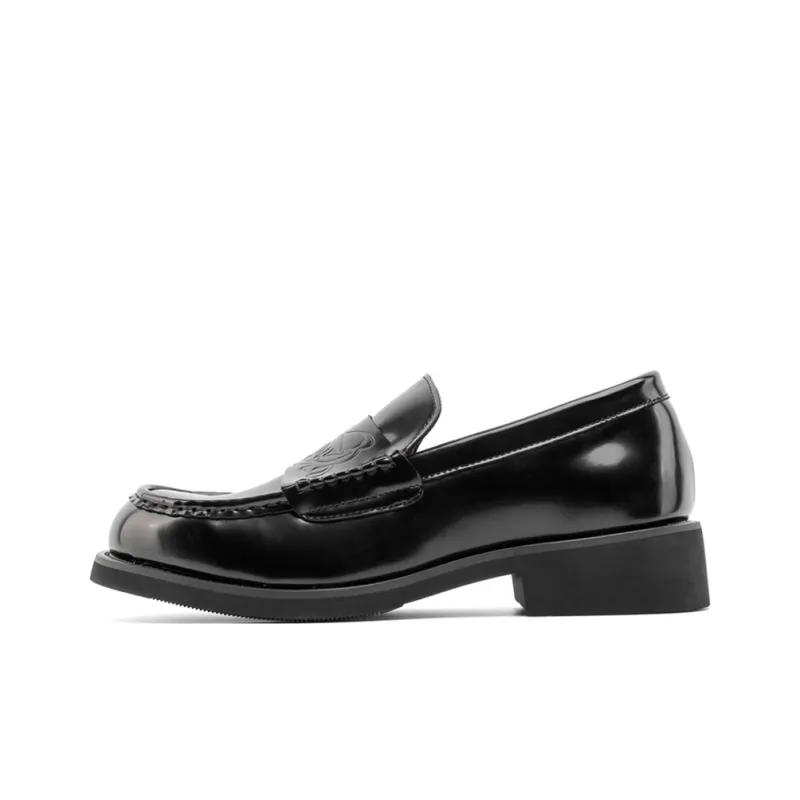 WEISHIBANGWEI Loafers Unisex Black-0