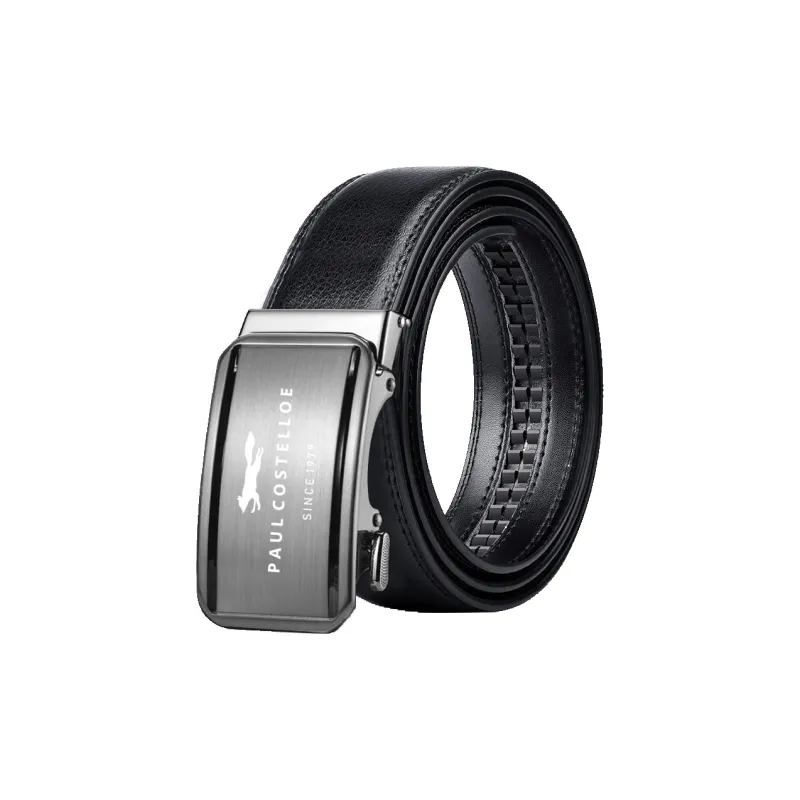 PAUL COSTELLOE Cow Split Leather Belts Unisex 3.5cm-2