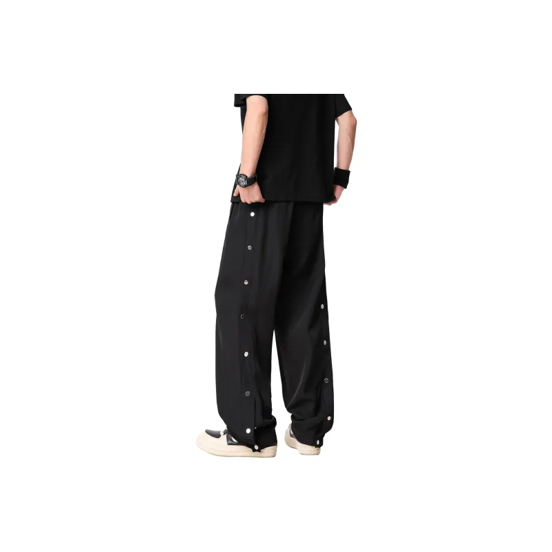 CRUSH KEY Casual Pants Unisex Black-0