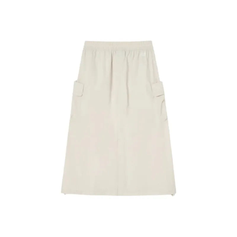 New Balance Casual Long Skirt Women's Light Beige-1