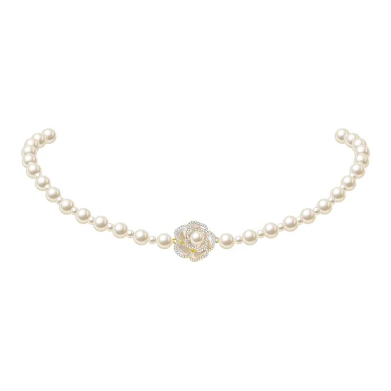 ZEGL Artificial Pearl Necklaces Women's-0
