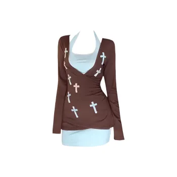 Mu Xiao Xin Two Piece Skirt Sets Women's