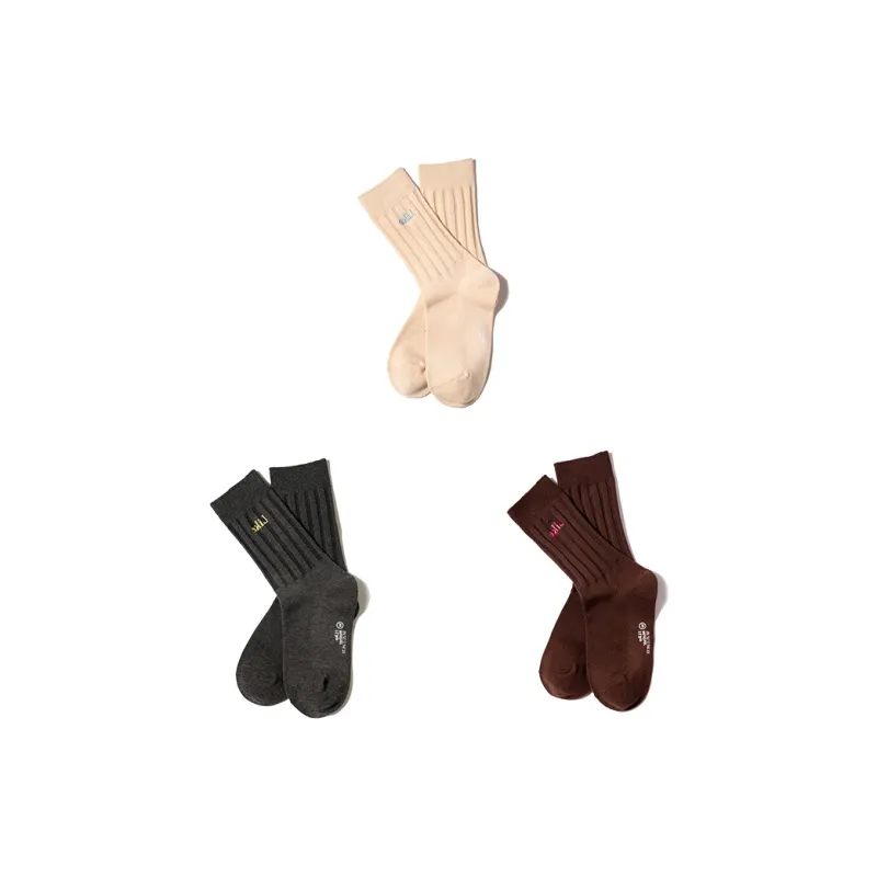 Under The Boots Mid Calf Socks Unisex 3 Pack-2