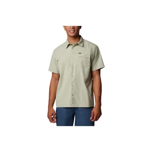 Columbia Shirt Men's Light Green