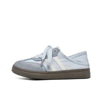 Ordifen Low Top Canvas Shoes Women's Light Blue